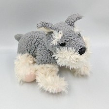 Peluche chien gris blanc PARTNER JOUET - 35265