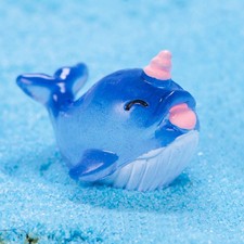 Figurines miniatures d'animaux marins en résine, 16 pièces