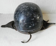 Ancien Casque De Motocycliste