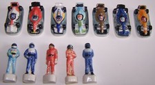 Série ancienne fèves VOITURE ET PILOTE de FORMULE 1