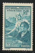 France 1938 MNH Mi 435 Sc B78