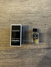 Miniature Parfum "Egoiste" CHANEL Paris 4 ml EDT + BOX + FULL + NEW + NEUF