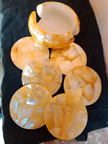 Marble coaster set - coaster,