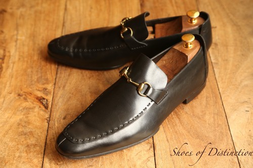 Mocassins gucci cuir - gucci, noir