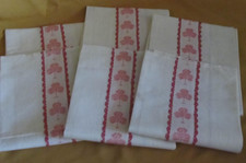 Série de 3 torchons en linge