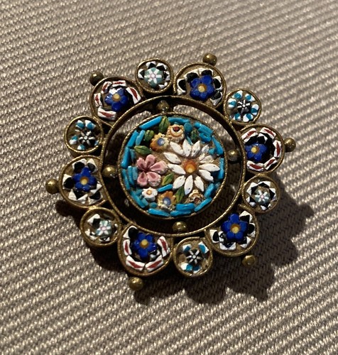 Ancienne broche décor - broche, de