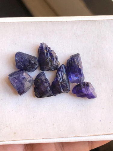 Tanzanite naturelle brute - tanzanite,