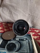 Objectif Pour Contax G1,G2  Carl Zeiss Biogon 2,8/21 mm Silver + Viseur