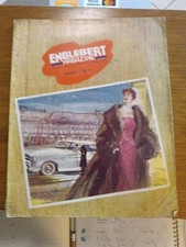 Revue Automobile Ancienne Pneumatique Englebert 1955 Magazine 