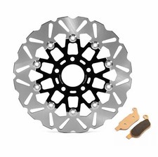 292mm Disque Plaquettes frein Avant pour Harley FLSTC Heritage Softail 2008-2014