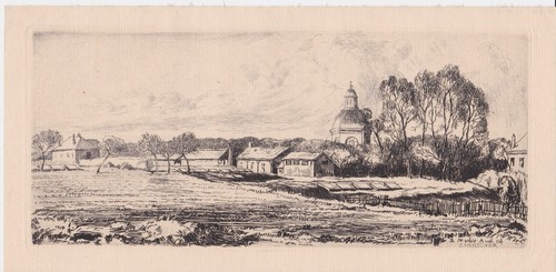 Herscher eau forte - e.herscher,, eau-forte