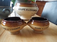 3 Bols grès  Soupe à