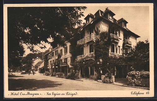 Cpa les eyzies hôtel - les, eyzies,