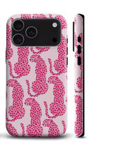 Pink Leopard Design Art Coque