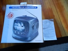 Télé tv téléviseur portable portative N/B en panne