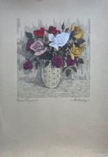 Color Woodcut Nature Morte