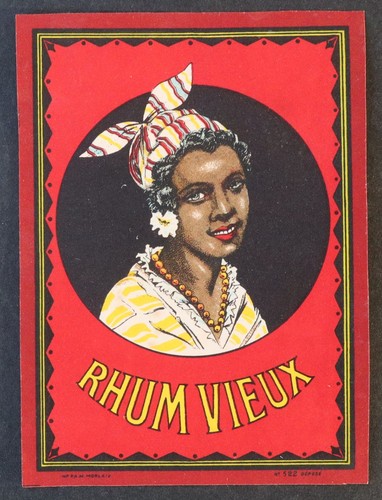 Ancienne étiquette rhum vieux - ancienne,
