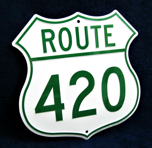 Route 420 shield - 420, made*