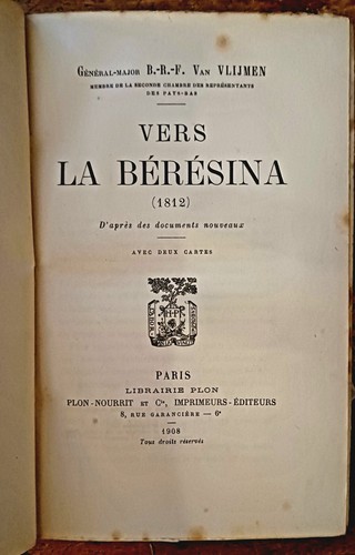 Vers beresina - vers, la