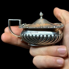 Ancien Moutardier En Argent