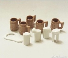 PLAYMOBIL X5 JARRES MOUSSE POT