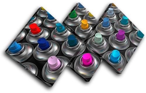 Spray cans urban graffiti - cans,