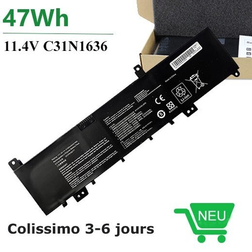 Batterie compatible pour asus - batterie,