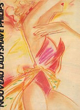 PUBLICITE ADVERTISING 1982    PHILIPS  le nouveau LADYSHAVE  épilateur