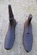 2 Pieds  Outils de Cordonnier Bottier 1900 Enclume Anciens Objets