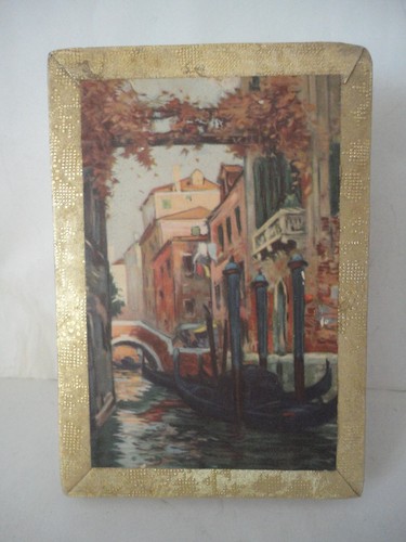 Boite ancienne carton avec - ancienne, en
