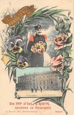 CPA 63 DU 105e D'INF.A RIOM