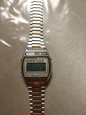 Vintage 1970s Seiko Alarme Chronographe Homme LCD Montre A150-5050 Original Band