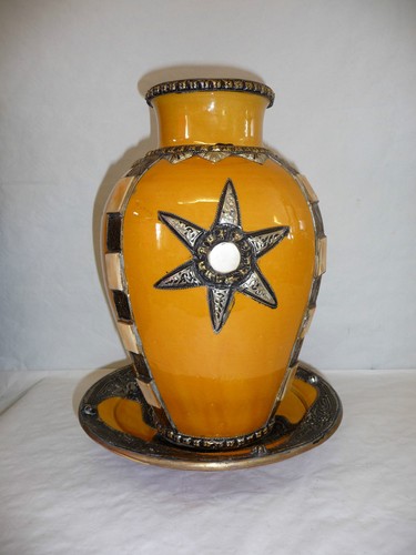 Hispano mauresque vase ovoïde