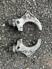 Shimano Dura Ace Ex Dyno-Drive Pédales PD-7200- Neuf / Nos- W/Pinces & Bretelles