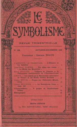 Revue symbolisme 358 - revue, le