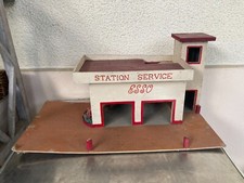 ANCIEN GARAGE ESSO VOITURE MINIATURE STATION SERVICE 1930 DINKY NOREV