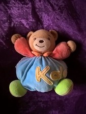 Doudou ours boule kaloo vert