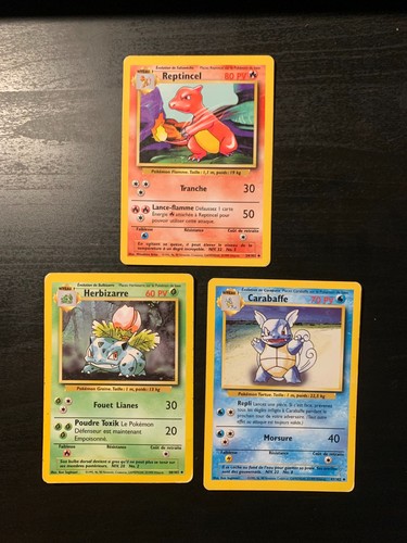 Lot cartes pokémon starters - 3,