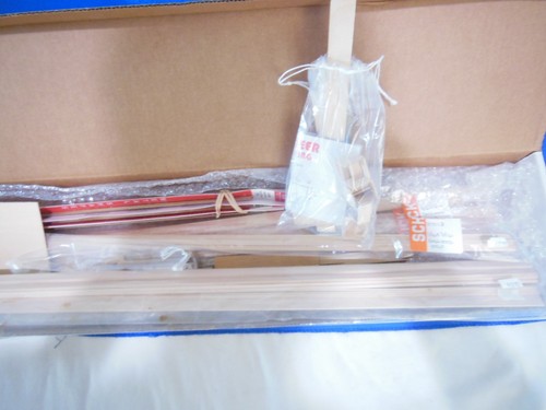 Wooden rail car kit - kit, components