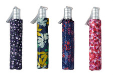 Parapluie pliant coqs avec ouverture automatique fantaisie florale en nylon