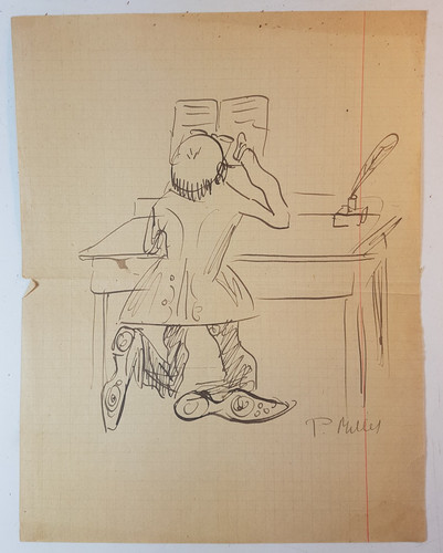 Lecteur 1920 dessin - ca.,