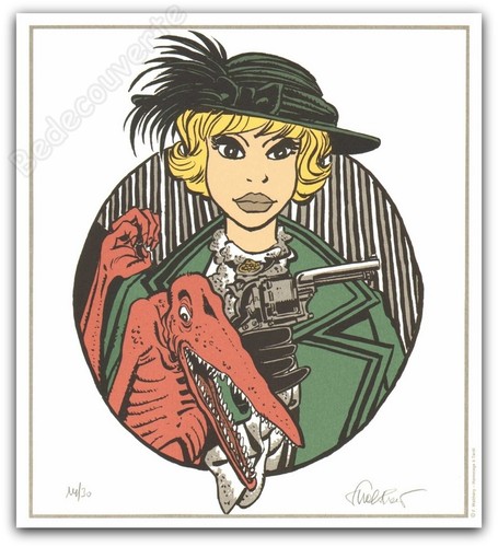 Affiche sérigraphie walthéry - sérigraphie,