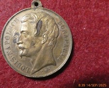 MÉDAILLE  LOUIS NAPOLÉON BONAPARTE. ACCLAMATION EN FAVEUR DU PLÉBISCITE 1851.