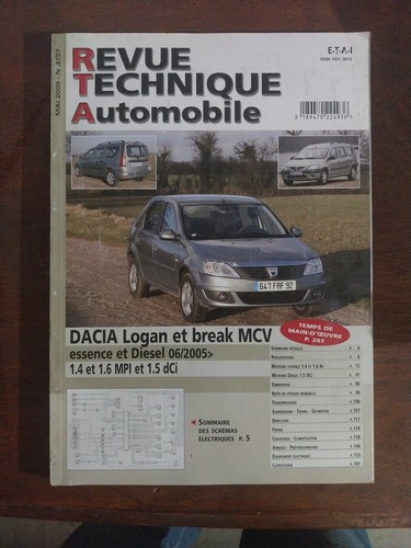 Revue technique dacia logan - dacia,
