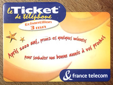 TICKET TÉLÉPHONE 2000 ANS