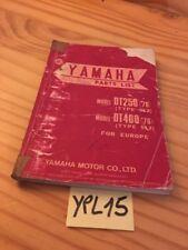 Yamaha parts list DT250 512 DT400 513 1976 catalogue pièce détachée DT 250 400