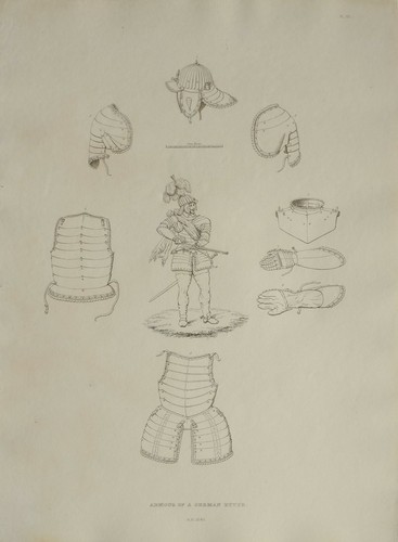 1830 antique bras - 1830, armure