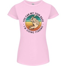 T-Shirt Femme Petite Coupe Bet Votre Bass De Pêcheur Amusant