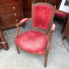FAUTEUIL  CABRIOLETS EPOQUE LOUIS XVI  18 EME SIECLE     INV 11608