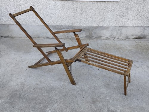 Ancienne chaise longue